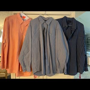 Lot of 3 Indigo Palms/Tommy Bahama XL shirts